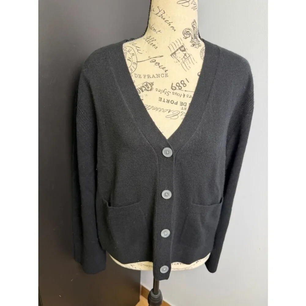 J.Crew Cashmere patch-pocket cardigan NWOT Size S